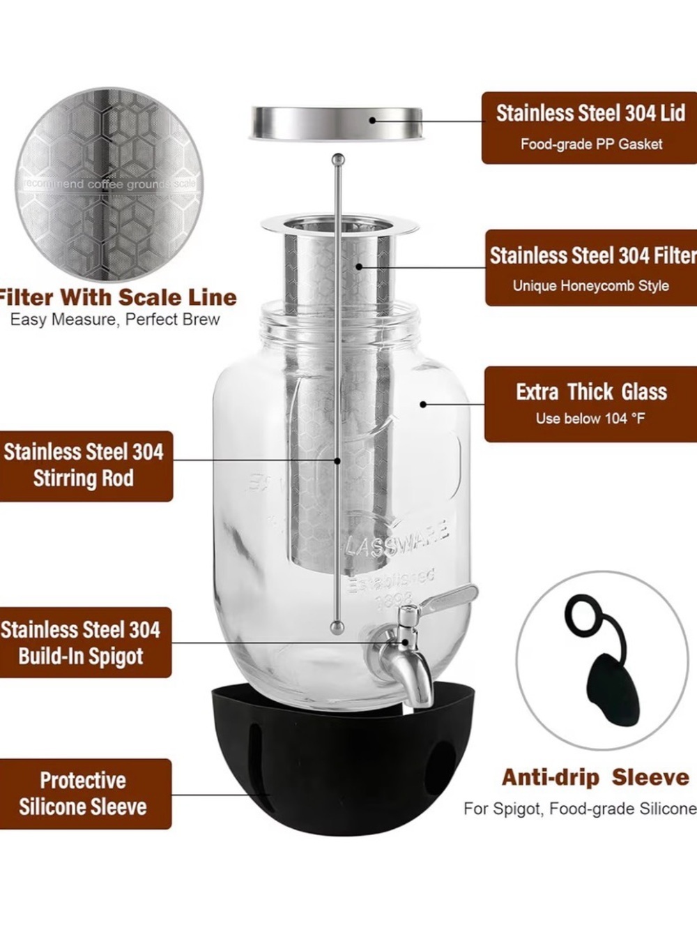 Cold Brew Coffee Maker - Picture 5 of 5